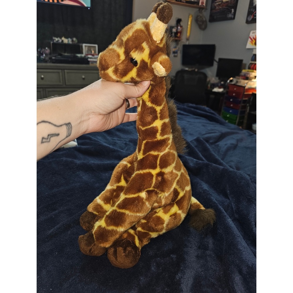 Ty Beanie Babies Twigs the Giraffe Plush Stuffed Animal Brown Tan Spotted 1995